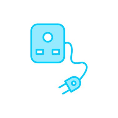 Plug And Socket web icon, vector illustration
