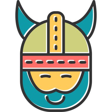 Korsan. Web simgesi basit illüstrasyon