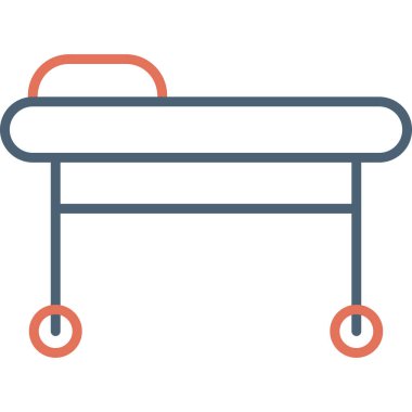 Sedye modern ikon vektör illüstrasyonu