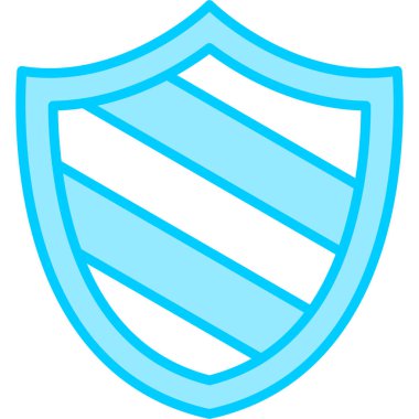 kalkan simgesi, vektör illüstrasyonu basit tasarım