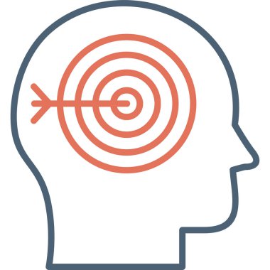 Hedef. Web simgesi basit illüstrasyon