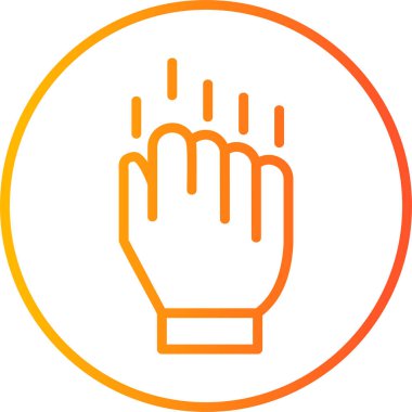 Modern simgeye, vektör illüstrasyonuna direnin