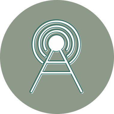 Yayın simge vektör çizim