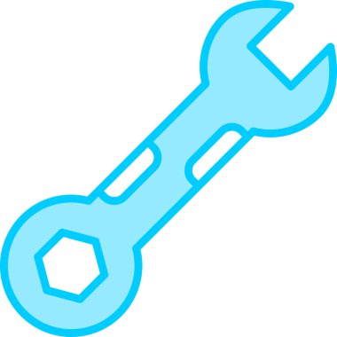 İngiliz anahtarı. Web simgesi basit tasarım