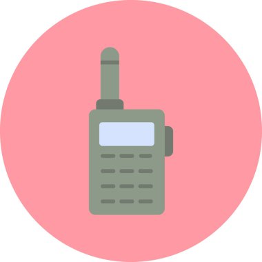 telsiz konuşma simgesi basit bir illüstrasyon