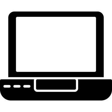 Bilgisayar. Web simgesi basit illüstrasyon