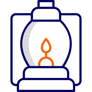 Fener modern simgesi, vektör illüstrasyonu