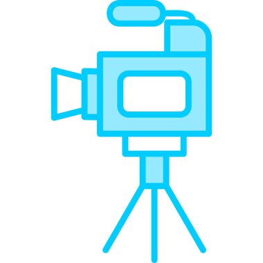 Kamera. Web simgesi basit illüstrasyon