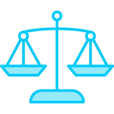 Denge kavramı. Ölçeklendirme web simgesi basit resimleme