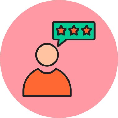 simple icon for web page, Customer Review Rating 