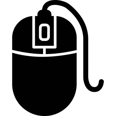 fare düz vektör simgesi