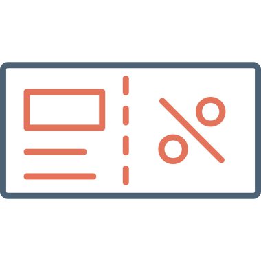 Faturacı Kara Cuma ikon vektör illüstrasyonu