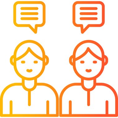 Bir grup insanın vektör çizimi