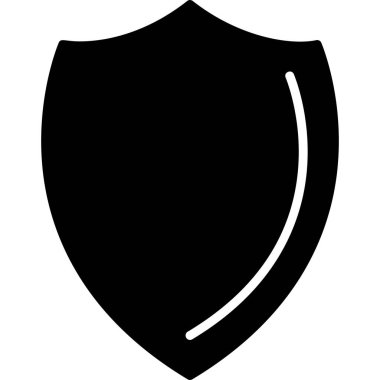 kalkan simgesi, vektör illüstrasyonu basit tasarım