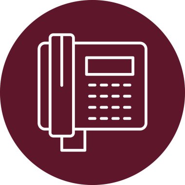 telefon simgesi vektör illüstrasyonu