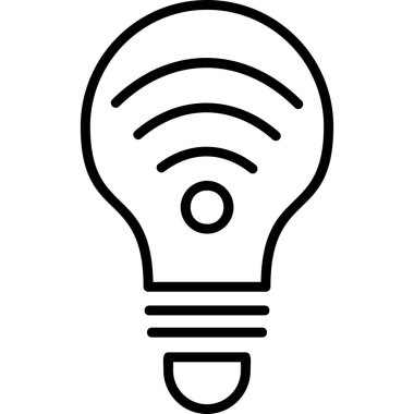 ampul simgesi vektör illüstrasyonu