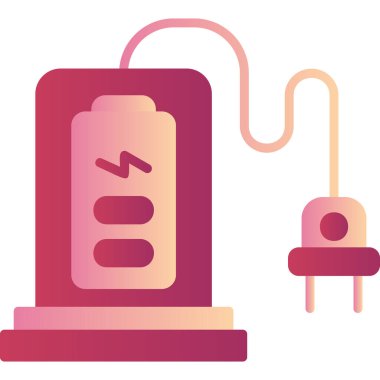 Güç. Web simgesi basit illüstrasyon