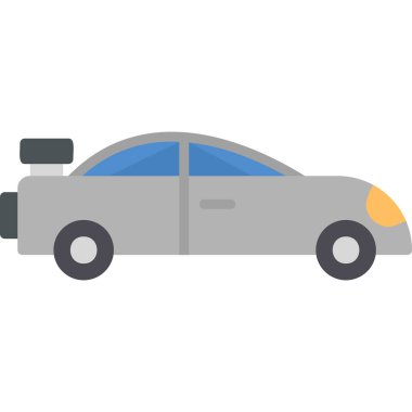 - Araba. Web simgesi basit illüstrasyon