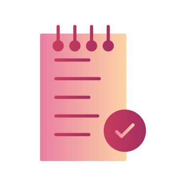 Belge simgesinin vektör illüstrasyonu