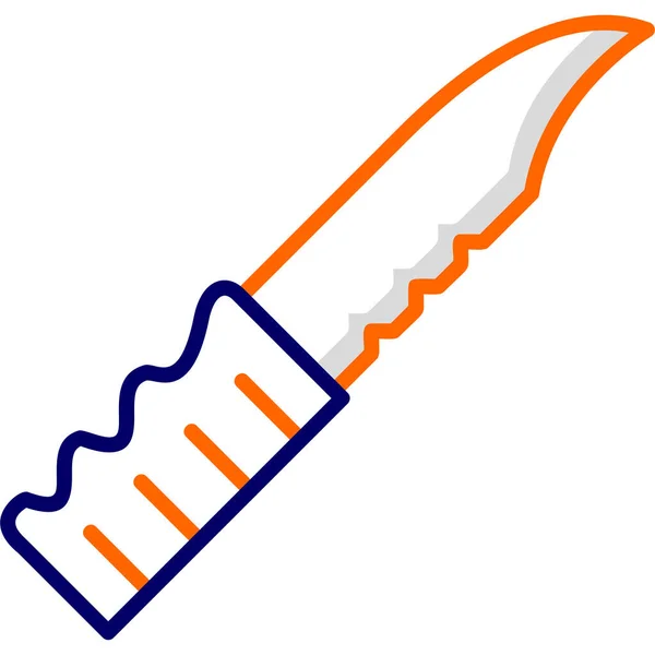 Messer Symbol Vektor Illustration — Stockvektor