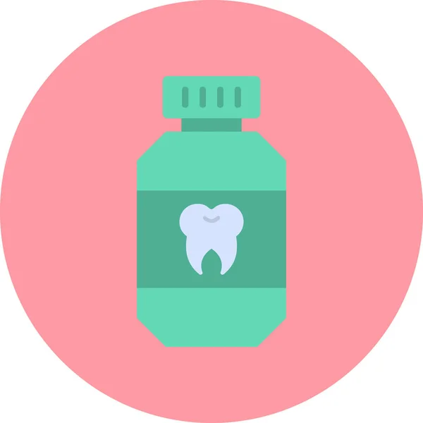 Vector Illustration Tooth Icon — Stock Vector