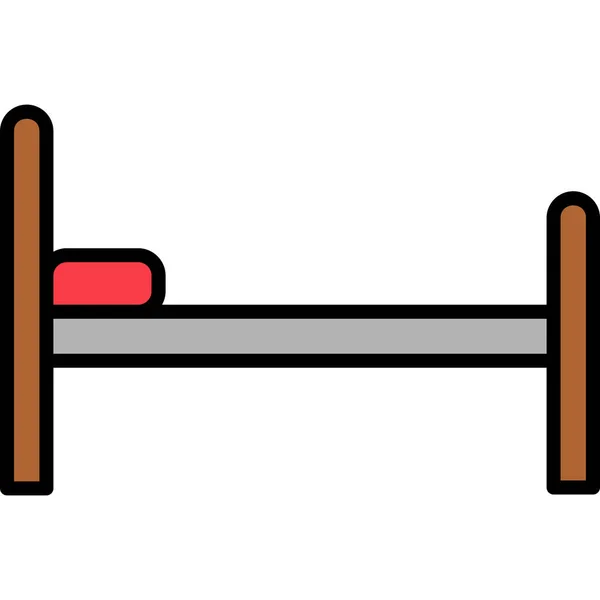 Постель Иконка Сайта — стоковый вектор