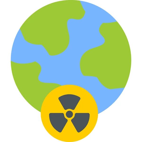 Énergie Nucléaire Une Illustration Simple — Image vectorielle