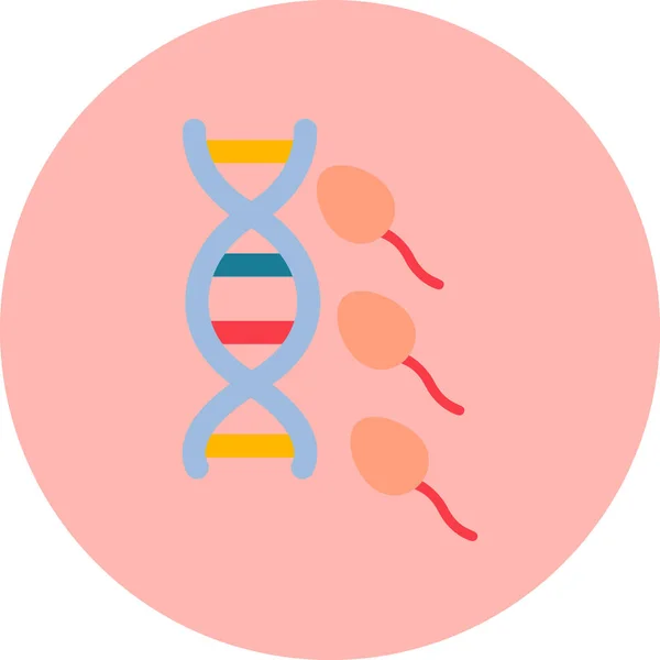 Ícone Dna Ilustração Vetorial —  Vetores de Stock