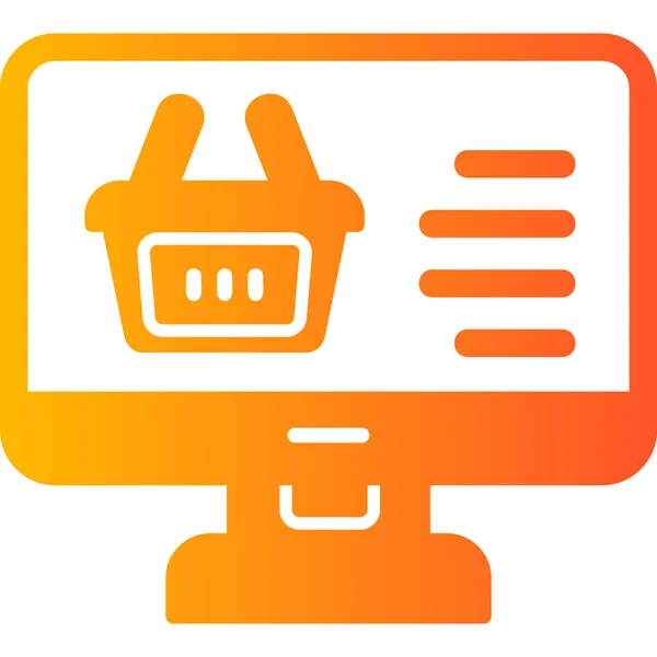 Comprar Icono Web Línea Ilustración Simple — Archivo Imágenes Vectoriales