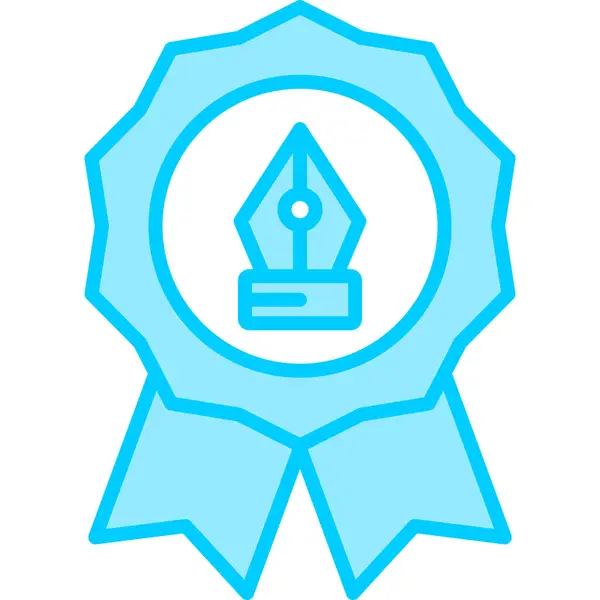 Odznaka Ikona Web Prosta Ilustracja — Wektor stockowy