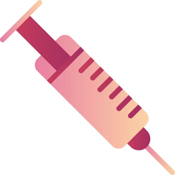 Syringe Web Icon Simple Illustration — Stock Vector