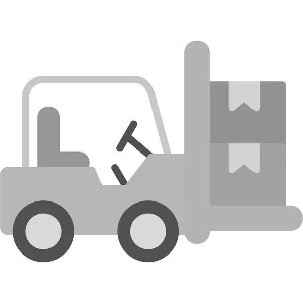 Вантажівка Простий Дизайн Піктограми Веб — стоковий вектор