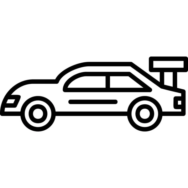 Car Web Icon Simple Design — Stock Vector