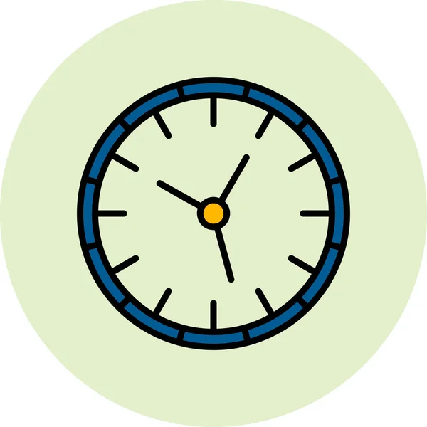 Horloge Illustration Numérique Appareil Smartphone — Image vectorielle