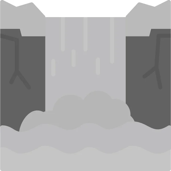 Значок Водоспаду Векторна Ілюстрація — стоковий вектор