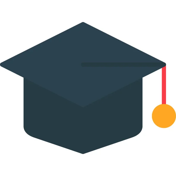 Illustration Des Mortarboard Icon Vektors — Stockvektor