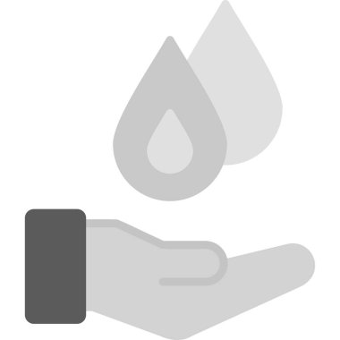 Su damlası. Basit resimleme