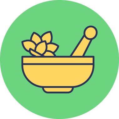 Havan simgesi vektör illüstrasyonu