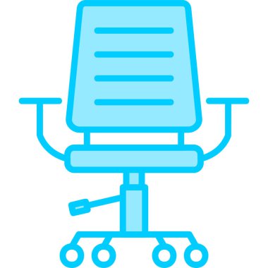 Sandalye. Web simgesi basit tasarım