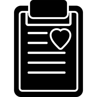 Kalp. Web simgesi basit tasarım