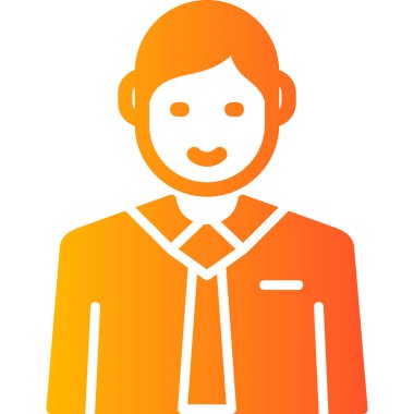 Adamım. Web simgesi basit illüstrasyon 