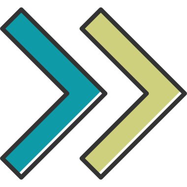 Ok. Web simgesi basit tasarım 