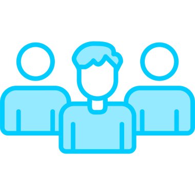 Abstract vector illustration of team work