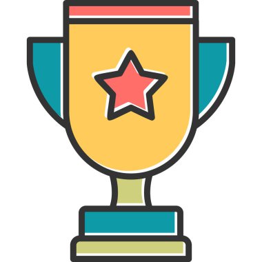 ödül simgesi vektör illüstrasyonu