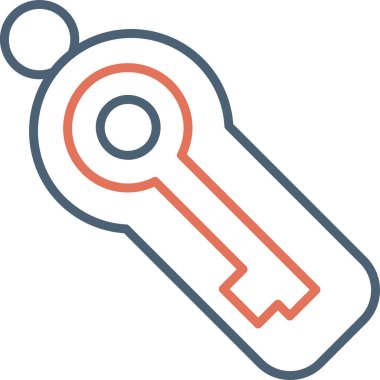 Anahtar simgesi web simgesi basit illüstrasyon