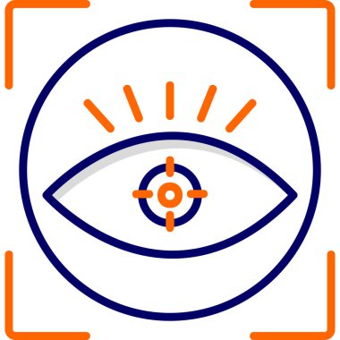 Vision icon modern vector illustration