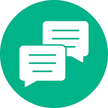 ileti ikonu vektör illüstrasyonu