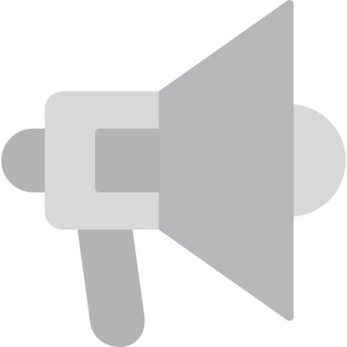 Megafon ikonu vektör illüstrasyonu