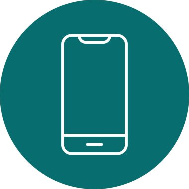 akıllı telefon simgesi vektör illüstrasyonu