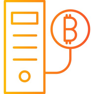microprocessor icon, vector illustration simple design